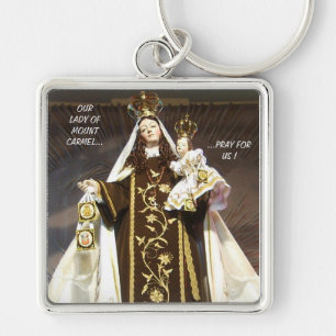 OUR LADY OF MOUNT CARMEL...PRAY FOR US ! KEY RING