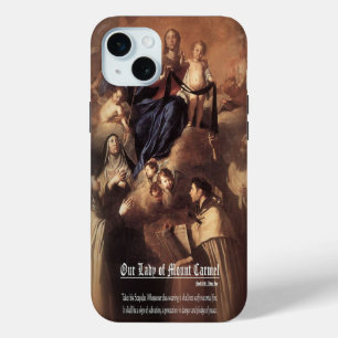 Our Lady of Mount Carmel Prayer iPhone 15 Mini Case
