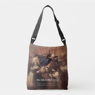 Our Lady of Mount Carmel Prayer Crossbody Bag