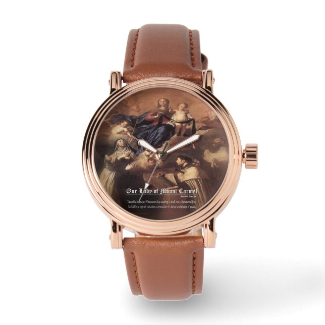 Our Lady of Mount Carmel Prayer Watch (Front)