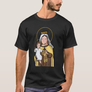 Our Lady Of Mount Carmel Scapular St Teresa Of Avi T-Shirt