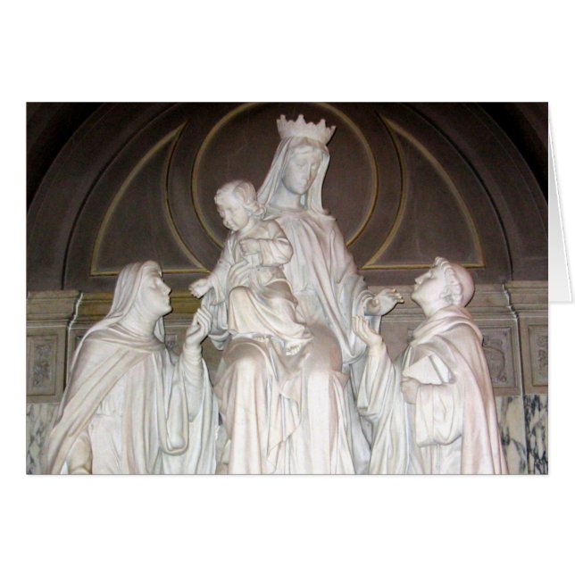 Our Lady of Mount Carmel Statue (Front Horizontal)