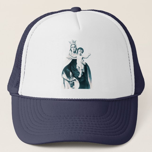 Our Lady of Mount Carmel Trucker Hat (Front)