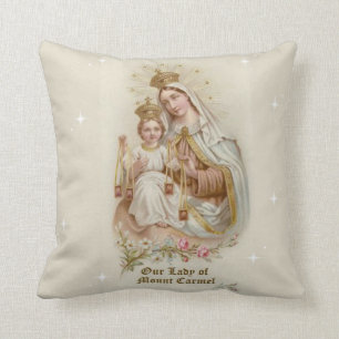 Our Lady of Mount Carmel  with the Baby Jesus Cushion