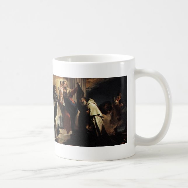 Our Lady of Mt Carmel and the Souls in Purgatory Coffee Mug (Right)