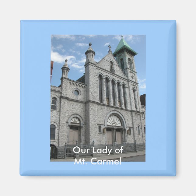 Our Lady of Mt. Carmel Church Magnet (Front)