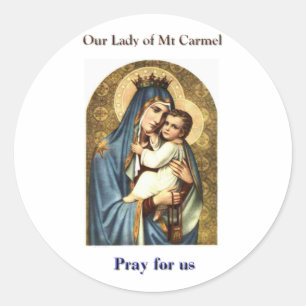 Our Lady of Mt Carmel Stickers