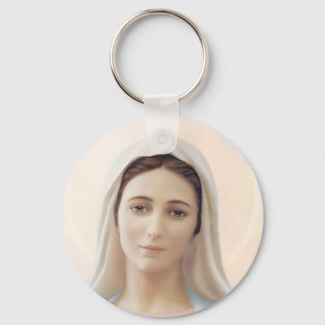 Our Lady of Peace, Medjugorje, Queen of Peace Key Ring (Front)