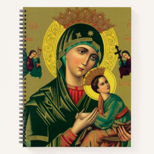our lady of perpetual help 3 ring binder notebook
