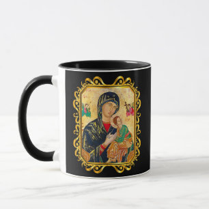 Our Lady Of Perpetual Help Blessed Mother Mary Mug