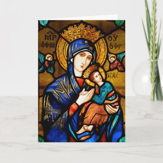 our lady of perpetual help card (Front)