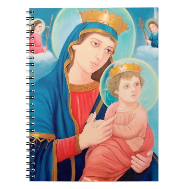 Our Lady of Perpetual Help Catholic Notebook (Front)