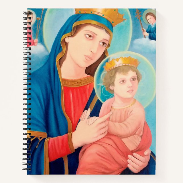 Our Lady of Perpetual Help Catholic Notebook (Front)