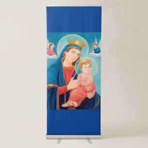Our Lady of Perpetual Help Catholic Retractable Banner