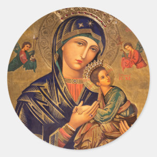 Our Lady Of Perpetual Help Classic Round Sticker