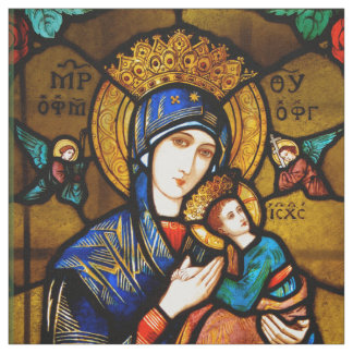 Our Lady Of Perpetual Help Fabric