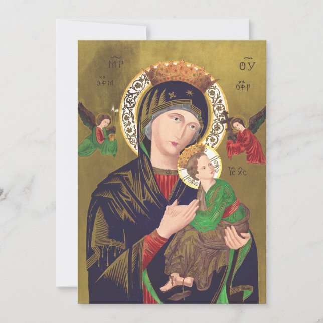 Our Lady of Perpetual Help Holiday Card (Front)