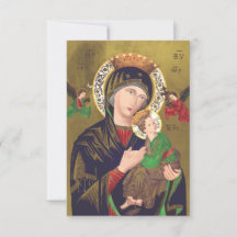 Our Lady of Perpetual Help Holy Card | Ave Maria