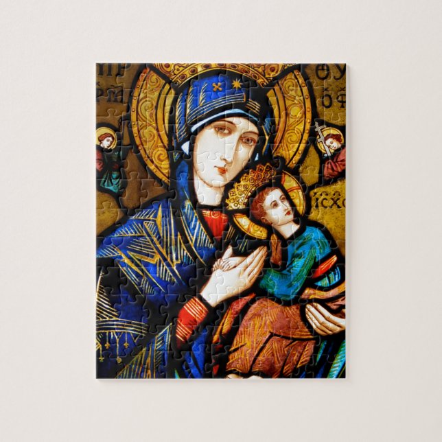 our lady of perpetual help jigsaw puzzle (Vertical)