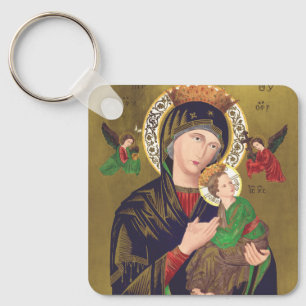 Our Lady of Perpetual Help Key Ring