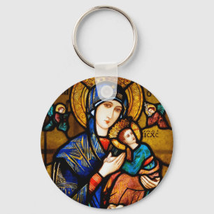 our lady of perpetual help key ring