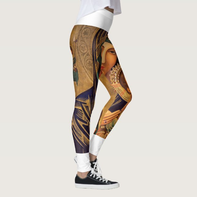 Our Lady Of Perpetual Help Leggings (Right)