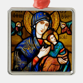 our lady of perpetual help metal tree decoration