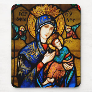 our lady of perpetual help mouse mat