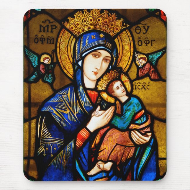 our lady of perpetual help mouse mat (Front)