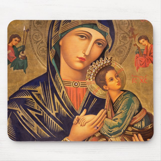 Our Lady Of Perpetual Help Mouse Mat (Front)