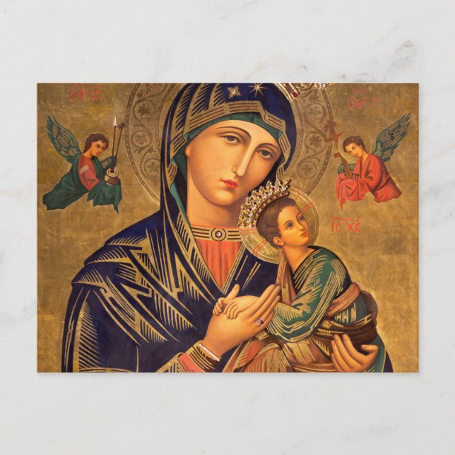 Our Lady Of Perpetual Help Postcard (Front)