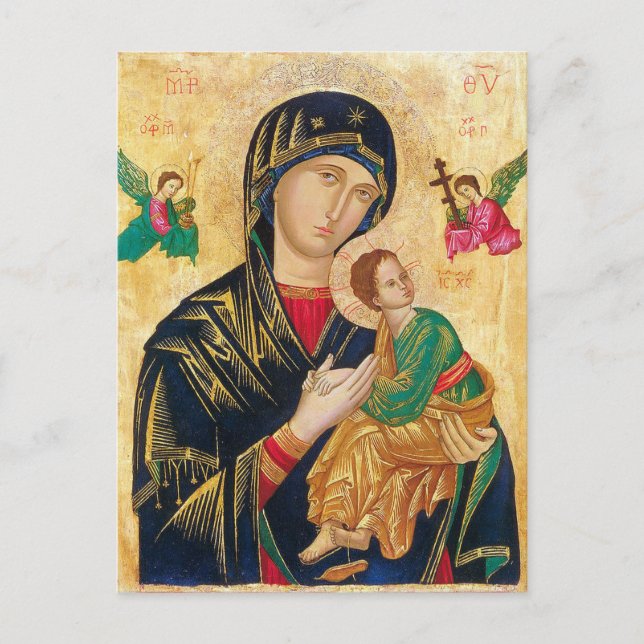Our Lady of Perpetual Help Prayer Card (Front)
