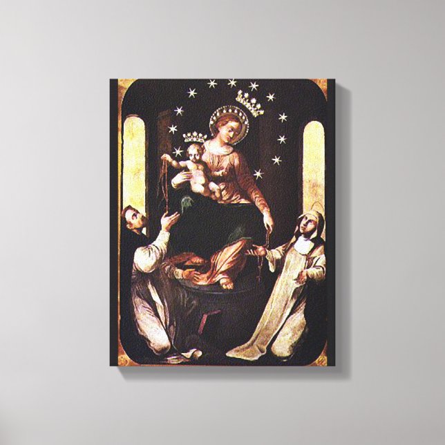 OUR LADY OF POMPEII CANVAS PRINT (Front)
