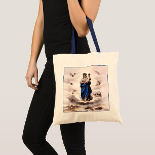 Our Lady of Prompt Succor BW Tote Bag