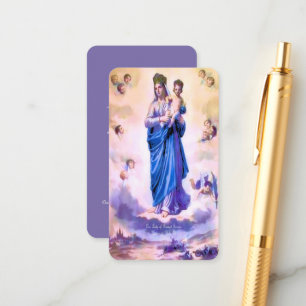 Our Lady of Prompt Succour with Prayer Enclosure Card