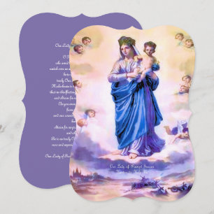 Our Lady of Prompt Succour with Prayer Invitation