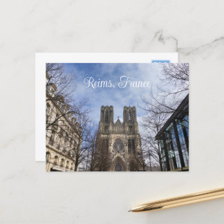 Our Lady of Reims Cathedral, France Postcard