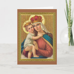 OUR LADY OF REMEDY DEVOTIONAL IMAGE  CARD