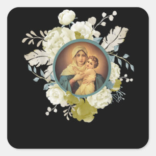 Our Lady of Schoenstatt Mater Admirabilis Blessed Square Sticker