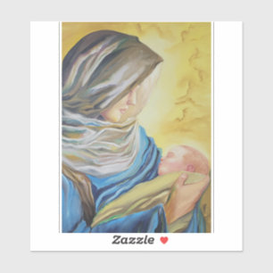 Our Lady of Silence holding baby Jesus