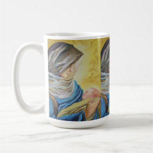 Our Lady of Silence holding baby Jesus Coffee Mug