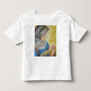Our Lady of Silence holding baby Jesus Toddler T-Shirt