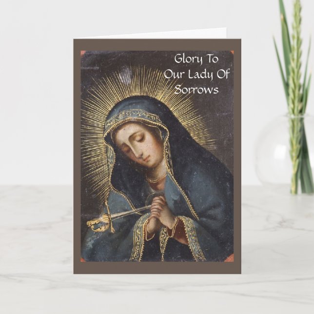 Our Lady of Sorrows Card (Front)
