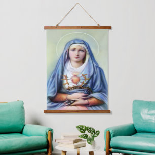 Our Lady of Sorrows Hanging Tapestry