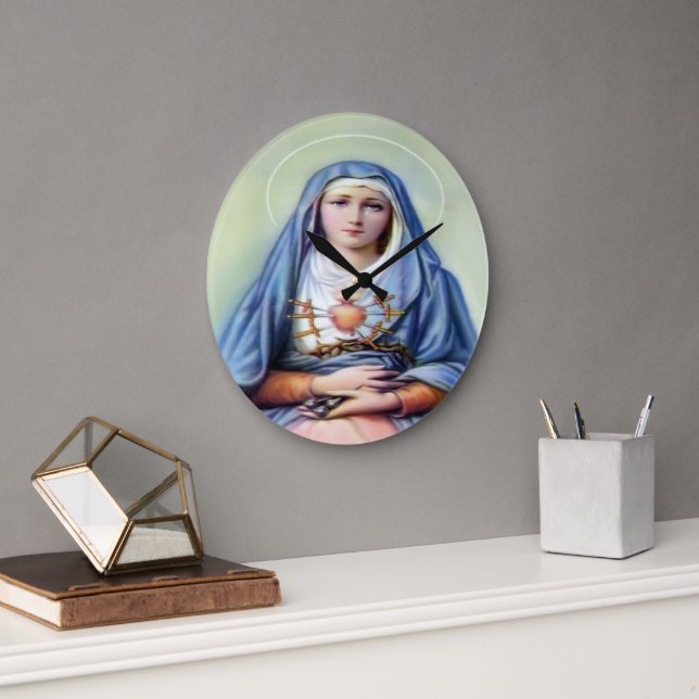 Our Lady of Sorrows Large Clock (Office)