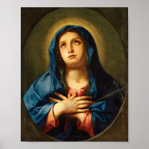 Our Lady Of Sorrows Portrait Poster