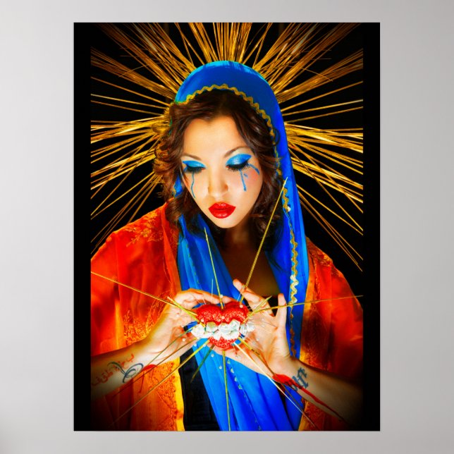 Our Lady of Sorrows Southwest Style Poster (Front)
