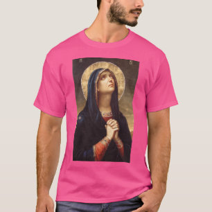 Our Lady Of Sorrows Virgin Mary Mater Dolorosa Cat T-Shirt