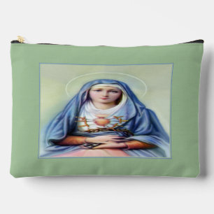 Our Lady of Sorrows with Prayer Accessory Pouch