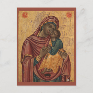 Our Lady of Tenderness Poster Postcard